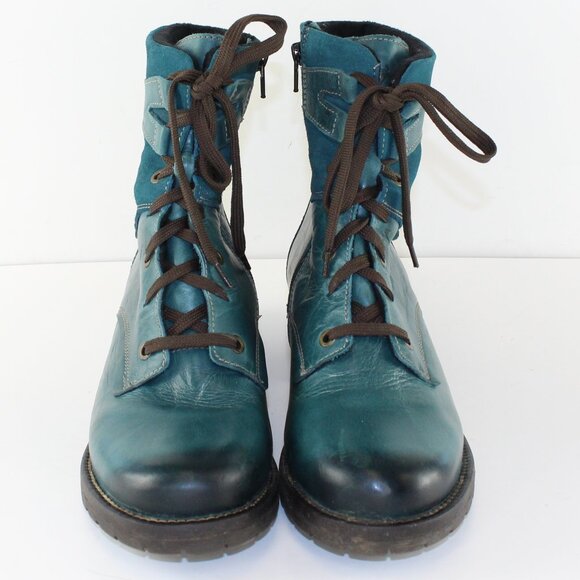 Dromedaris Kara Burel Leather Boots Womens (EU 41/US 9.5) - Picture 3 of 11